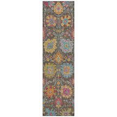 Machine Washable Indoor/Outdoor Chantille ACN2288 Brown 2'3" x 7'6" Runner Rug