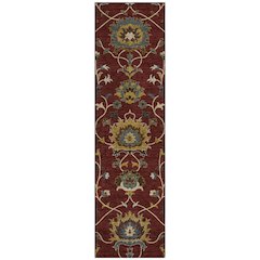 Machine Washable Indoor/Outdoor Chantille ACN2290 Red 2'3" x 7'6" Runner Rug