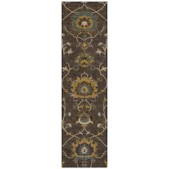 Machine Washable Indoor/Outdoor Chantille ACN2290 Brown 2'3" x 7'6" Runner Rug