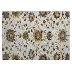 Machine Washable Indoor/Outdoor Chantille ACN2290 Ivory 1'8" x 2'6" Rug