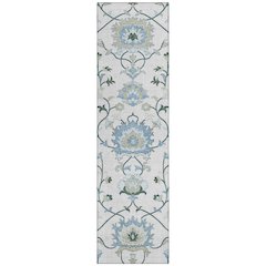 Machine Washable Indoor/Outdoor Chantille ACN2291 Ivory 2'3" x 7'6" Runner Rug