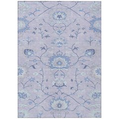Machine Washable Indoor/Outdoor Chantille ACN2291 Purple 2'6" x 3'10" Rug