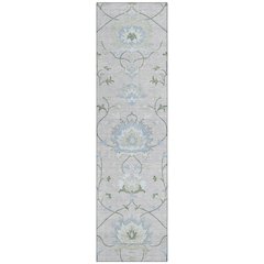 Machine Washable Indoor/Outdoor Chantille ACN2291 Ivory 2'3" x 7'6" Runner Rug