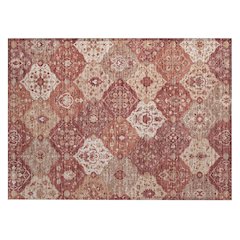 Machine Washable Indoor/Outdoor Chantille ACN2292 Red 1'8" x 2'6" Rug