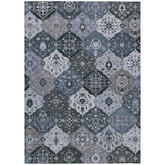 Machine Washable Indoor/Outdoor Chantille ACN2292 Blue 2'6" x 3'10" Rug