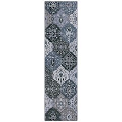 Machine Washable Indoor/Outdoor Chantille ACN2292 Blue 2'3" x 7'6" Runner Rug