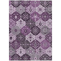 Machine Washable Indoor/Outdoor Chantille ACN2292 Purple 2'6" x 3'10" Rug