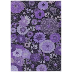 Machine Washable Indoor/Outdoor Chantille ACN2295 Purple 2'6" x 3'10" Rug