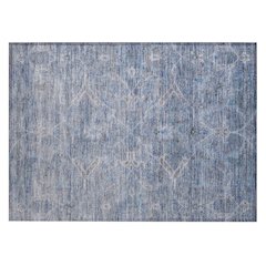 Machine Washable Indoor/Outdoor Chantille ACN2298 Blue 1'8" x 2'6" Rug