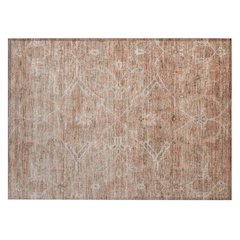 Machine Washable Indoor/Outdoor Chantille ACN2298 Orange 1'8" x 2'6" Rug