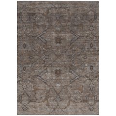 Machine Washable Indoor/Outdoor Chantille ACN2299 Brown 2'6" x 3'10" Rug