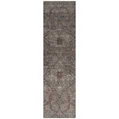 Machine Washable Indoor/Outdoor Chantille ACN2299 Brown 2'3" x 7'6" Runner Rug