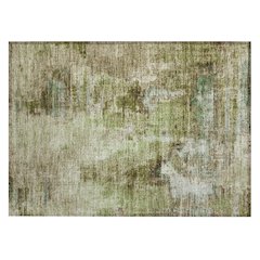 Machine Washable Indoor/Outdoor Chantille ACN2300 Green 1'8" x 2'6" Rug