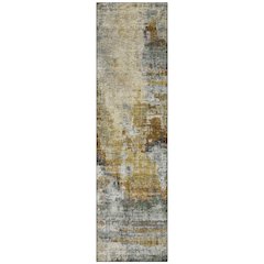 Machine Washable Indoor/Outdoor Chantille ACN2300 Brown 2'3" x 7'6" Runner Rug