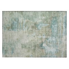 Machine Washable Indoor/Outdoor Chantille ACN2300 Green 1'8" x 2'6" Rug