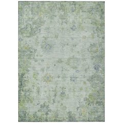 Machine Washable Indoor/Outdoor Chantille ACN2301 Green 2'6" x 3'10" Rug