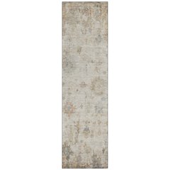 Machine Washable Indoor/Outdoor Chantille ACN2301 Ivory 2'3" x 7'6" Runner Rug