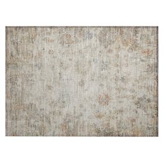 Machine Washable Indoor/Outdoor Chantille ACN2301 Ivory 1'8" x 2'6" Rug