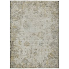 Machine Washable Indoor/Outdoor Chantille ACN2301 Brown 2'6" x 3'10" Rug