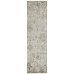 Machine Washable Indoor/Outdoor Chantille ACN2301 Brown 2'3" x 7'6" Runner Rug