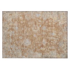 Machine Washable Indoor/Outdoor Chantille ACN2302 Orange 1'8" x 2'6" Rug