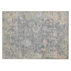 Machine Washable Indoor/Outdoor Chantille ACN2302 Gray 1'8" x 2'6" Rug