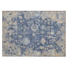 Machine Washable Indoor/Outdoor Chantille ACN2302 Blue 1'8" x 2'6" Rug