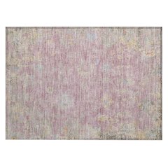 Machine Washable Indoor/Outdoor Chantille ACN2302 Pink 1'8" x 2'6" Rug