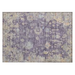 Machine Washable Indoor/Outdoor Chantille ACN2302 Purple 1'8" x 2'6" Rug