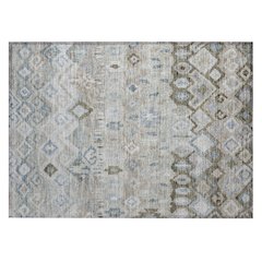 Machine Washable Indoor/Outdoor Chantille ACN2303 Brown 1'8" x 2'6" Rug