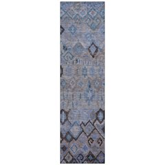 Machine Washable Indoor/Outdoor Chantille ACN2303 Brown 2'3" x 7'6" Runner Rug