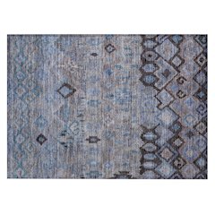 Machine Washable Indoor/Outdoor Chantille ACN2303 Brown 1'8" x 2'6" Rug