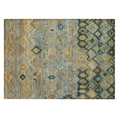 Machine Washable Indoor/Outdoor Chantille ACN2303 Green 1'8" x 2'6" Rug