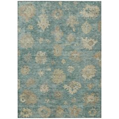 Machine Washable Indoor/Outdoor Chantille ACN2305 Green 2'6" x 3'10" Rug