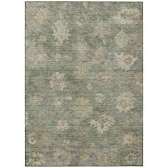 Machine Washable Indoor/Outdoor Chantille ACN2305 Green 2'6" x 3'10" Rug