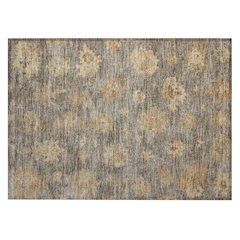Machine Washable Indoor/Outdoor Chantille ACN2305 Brown 1'8" x 2'6" Rug