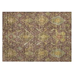 Machine Washable Indoor/Outdoor Chantille ACN2306 Red 1'8" x 2'6" Rug