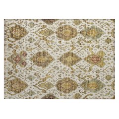 Machine Washable Indoor/Outdoor Chantille ACN2306 Ivory 1'8" x 2'6" Rug