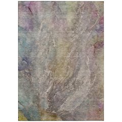 Machine Washable Indoor/Outdoor Chantille ACN2307 Brown 2'6" x 3'10" Rug