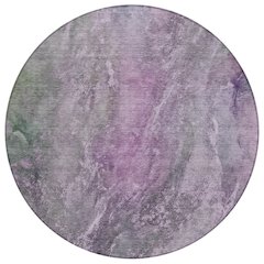 Machine Washable Indoor/Outdoor Chantille ACN2307 Purple 8' x 8' Round Rug