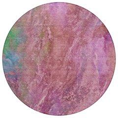 Machine Washable Indoor/Outdoor Chantille ACN2308 Pink 8' x 8' Round Rug