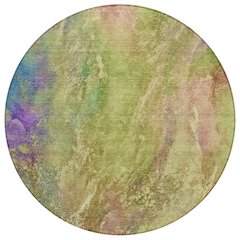 Machine Washable Indoor/Outdoor Chantille ACN2308 Green 8' x 8' Round Rug