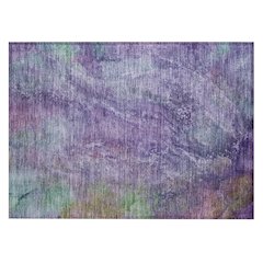 Machine Washable Indoor/Outdoor Chantille ACN2308 Purple 1'8" x 2'6" Rug