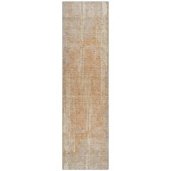 Machine Washable Indoor/Outdoor Chantille ACN2309 Brown 2'3" x 7'6" Runner Rug