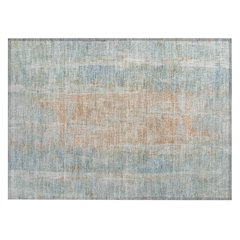 Machine Washable Indoor/Outdoor Chantille ACN2309 Blue 1'8" x 2'6" Rug