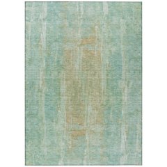 Machine Washable Indoor/Outdoor Chantille ACN2309 Teal 2'6" x 3'10" Rug
