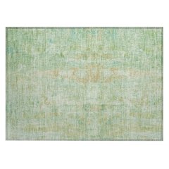 Machine Washable Indoor/Outdoor Chantille ACN2310 Green 1'8" x 2'6" Rug