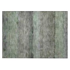 Machine Washable Indoor/Outdoor Chantille ACN2311 Green 1'8" x 2'6" Rug