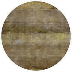 Machine Washable Indoor/Outdoor Chantille ACN2311 Brown 8' x 8' Round Rug