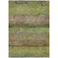Machine Washable Indoor/Outdoor Chantille ACN2311 Green 2'6" x 3'10" Rug